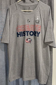 Adidas Climalite XXL Herren T-Shirt Create History NHL Stanley Cup Blau Jacken - Bild 1 von 7
