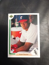 1991 Upper Deck FRANK THOMAS #246 -White Sox - "Middle Finger" card