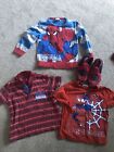 Boys Spiderman clothing bundle 2-3 Year jumper, t-shirts, Slippers 10/11 Size