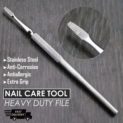 HARYALI LONDON Professionelle robuste Edelstahl Nagelfeile - Unisex Gesundheit & Pflege Geschenk