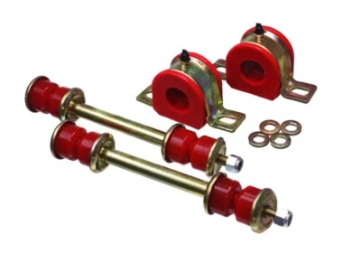 Barra estabilizadora delantera roja 28 mm para Chevrolet Silverado 99-06 con suspensión energética Foto 1 de 2