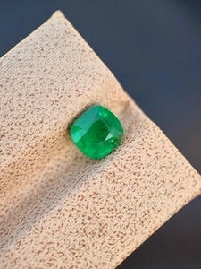 Piedra esmeralda natural suelta facetada de Swat Pakistán - Imagen 1 de 6