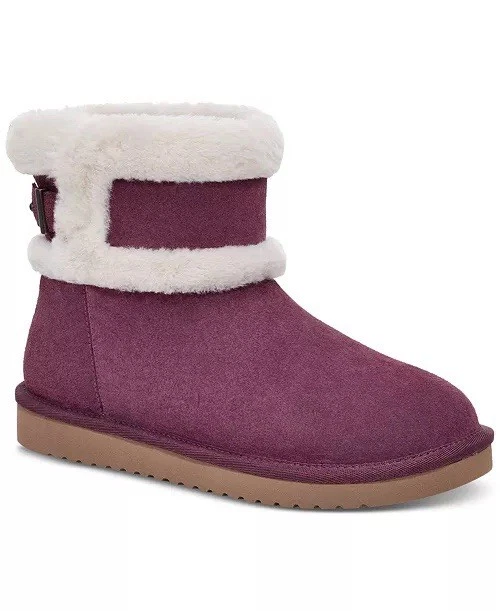 Mini botines acogedores para mujer Koolaburra by UGG Barlee para clima frío talla 10 púrpura Foto 1 de 1