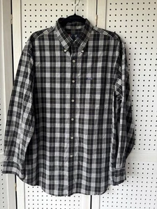 Chaps Ralph Lauren Men's LG Black Yellow White Plaid Long SLV Button Down Shirt - Picture 1 of 5