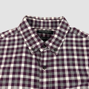 Banana Republic Luxe Flannel Herren Medium Langarm Button Down Freizeithemd - Bild 1 von 10