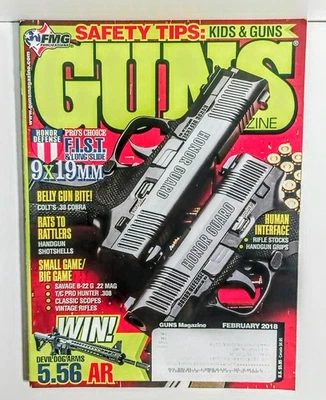 Guns Magazine February 2018 Honor Defense 9mm Colt 38 Cobra AR Rifle Issue - Image 1 of 3