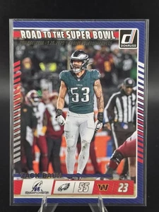 2025 Donruss Football ZACH BAUN #1 Road To The Super Bowl - Philadelphia Eagles - Picture 1 of 2