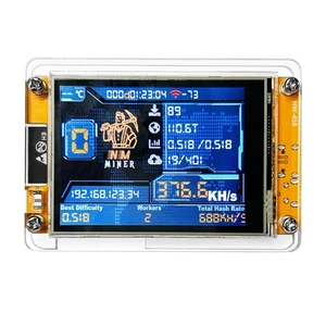 NMMiner NerdMiner V2 Hashrate 377KH/S ESP32 2,8 Pouces Display Crypto Lot8838 - Bild 1 von 8