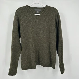 Banana Republic Herren Old Money Pullover Gr. M Lammwolle Rippstrick Vintage - Bild 1 von 7