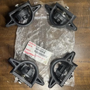 2019-2025 TOYOTA TUNDRA / TACOMA RAIL TIE DOWN BED CLEATS SET OF 4 OEM ITEM - Picture 1 of 2