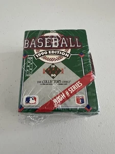 1990 Upper Deck Baseball Series High Sealed Box - Picture 1 of 1