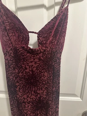 Vestido de terciopelo para mujer talla XS Foto 1 de 3