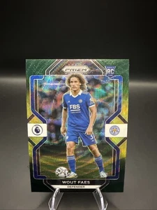 Wout Faes 2022-23 Panini Prizm EPL RC Multicolour- #98 Leicester City - Picture 1 of 2