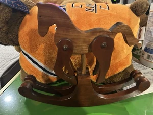 vintage wooden rocking horse toy - Picture 1 of 3