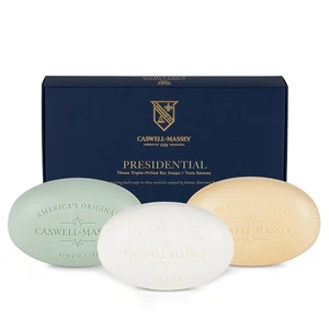 Juego de tres jabones presidenciales Caswell-Massey Heritage - Imagen 1 de 3