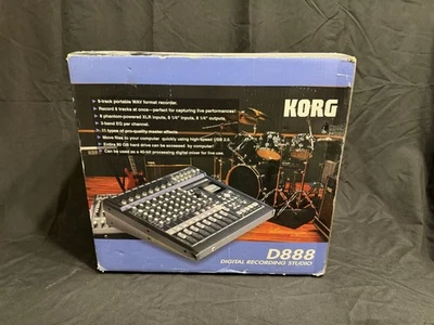 KORG D888 8-Track Digital Recording Studio Console/Tabletop Working - Image 1 of 4