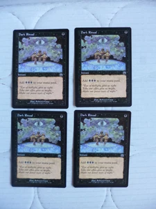 Dark Ritual, Schwarzer Ritus, Mercadian Masques Magic Mtg Karten - Bild 1 von 2
