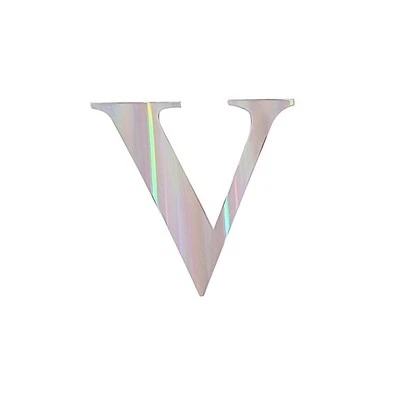 4 piezas 5 en letra V pegatinas telón de fondo decoraciones fiesta boda recepción eventos Foto 1 de 4