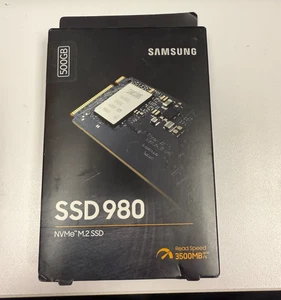 Samsung 980 500GB M.2 NVMe 2280 Internal Gaming SSD MZ-V8V500 - Picture 1 of 2