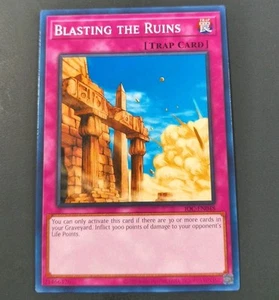 Yu-Gi-Oh! Invasion Of Chaos Blasting The Ruins Common Trap Card IOC-EN048 NM - Picture 1 of 1