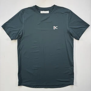 DISTRICT VISION Lightweight Short Sleeve Tee Shirt Mens Medium Green Baselayer - Picture 1 of 14