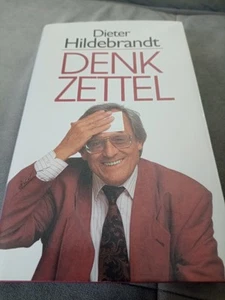 Dieter Hildebrandt - Denkzettel - Signiert - Kindler Verlag - 1992 - Buch - - Bild 1 von 4