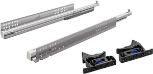 Hettich Vollauszug QUADRO V6 Push to Open NL=500mm EB=20mm 30kg m.Schnäpper - Bild 1 von 3
