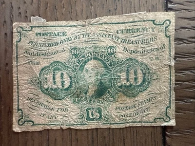 1962 10 Cent Fractional Currency - - Image 1 of 2