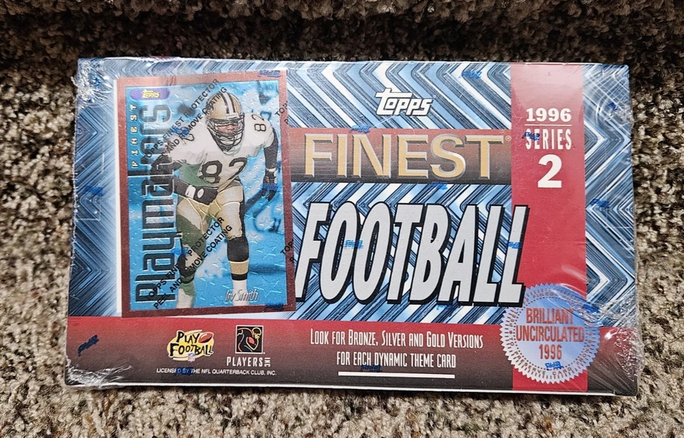 1996 Topps Finest Series 2 Football Factory Sealed HOBBY Box - Image 1 of 1