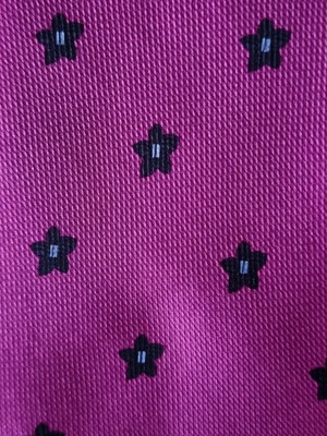 CHARLES TYRWHITT SILK TIE PURPLE & NAVY SKY BLUE FLOWERS A WEDDING IDEA CLASSIC - Image 1 of 4