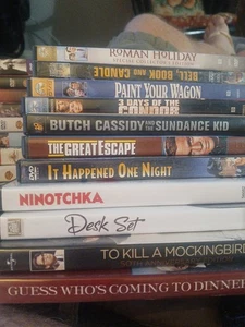 Lot o25 Dvd Classics Maltese Falcon Mockingbird Ninotchka Desk Zet B Cassidy Etc - Picture 1 of 7