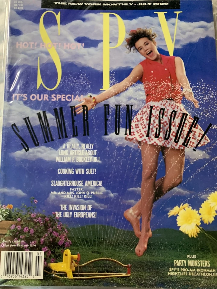 JUSTINE BATEMAN  SPY Magazine January February 1988  DONALD TRUMP - Image 1 of 1