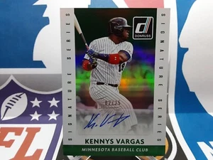 ⚾️2015 Panini Donruss Signature Series Green 02/25 Kennys Vargas #32 Auto - Picture 1 of 3