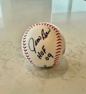 Great Jim Rice Signed MLB Rawlings Baseball with FREE signed miniature helmet! - Picture 1 of 10