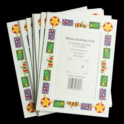 Set of 10 HAPPY HOLIDAYS Photo Greeting Cards + Envelopes by Arthur Thompson - Image 1 of 4