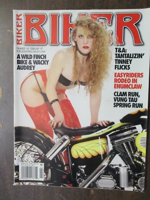 BIKER MAGAZINE #143 FEBRUARY 1997 BY SUPERCYCLE WITH CENTERFOLD MOTORCYCLES - Image 1 of 2