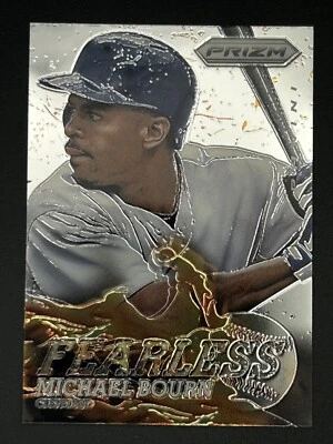 Michael Bourn 2013 Panini Prizm Fearless #F13 Cleveland Guardians (Indians) - Image 1 of 2