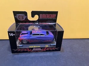 1/64 M2 Ground Pounders 1949 Mercury cupé personalizado púrpura niño salvaje púrpura - Imagen 1 de 4