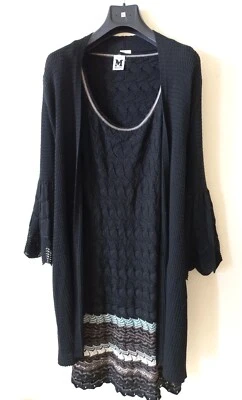 MISSONI cardigan + abito dress woman  size L - Immagine 1 di 4