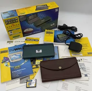 Psion Series 5 Special Edition - Mulberry Case, Aqua Green, Backlit Screen, Box - Picture 1 of 24