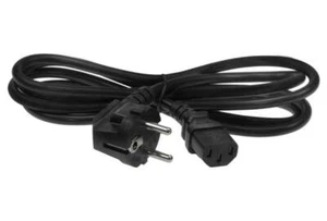 Cable SF enchufe europeo de 3 pines CEE7 Schuko a C13 cable de alimentación, 8 pies - Imagen 1 de 6