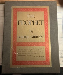 1969 KAHLIL GIBRAN "THE PROPHET" ILLUSTRATED USA HARDBACK BOOK & SLIPCASE 12th - Picture 1 of 16