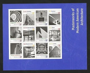 US 3910 Modern American Architecture Sheet MNH OG (2005) - Picture 1 of 2