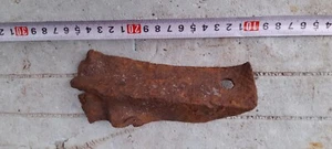 Tank Tiger I Panzer VI Sd.Kfz.181 Spare part traces of shrapnel.WW2 - Picture 1 of 5