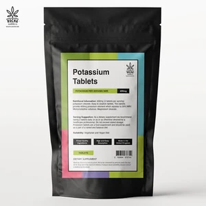 Potassium 400mg Tablets 60/120/360 Potassium Chloride Pills Potassium Supplement - Picture 1 of 3