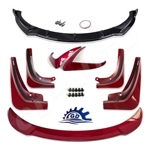 For 2017-2022 Tesla Model 3 Retrofit Body Parts Kit Accessories (Glossy Red) - Picture 1 of 7