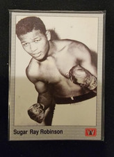 Sugar Ray Robinson 1991 All World AW Sports Boxing HOF Card #123 W/Top Load