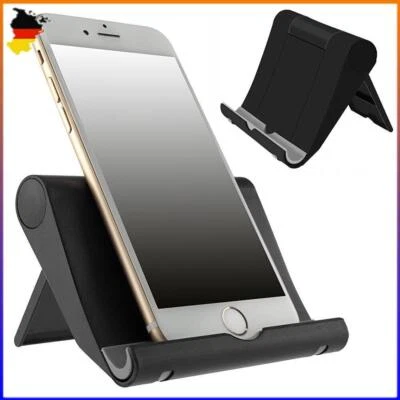 Universal Tablet iPad Smartphone eBook Ständer Halterung faltbar schwarz - Image 1 of 4