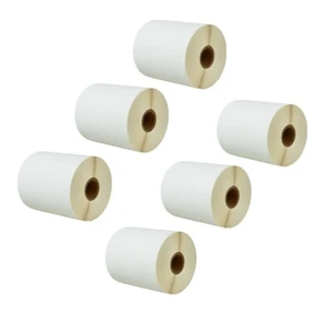6 Rolls 4X2 Thermal Shipping 750/R Labels 4"X2" for Zebra Eltron Rollo LP 2844 - Picture 1 of 12