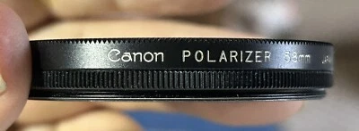 58mm Genuine Canon Linear Polarizer - Image 1 of 2